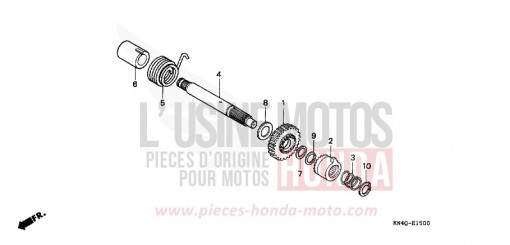 KICK STARTER SPINDLE XR100RX de 1999